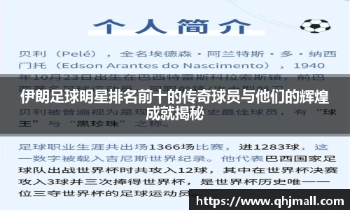 伊朗足球明星排名前十的传奇球员与他们的辉煌成就揭秘